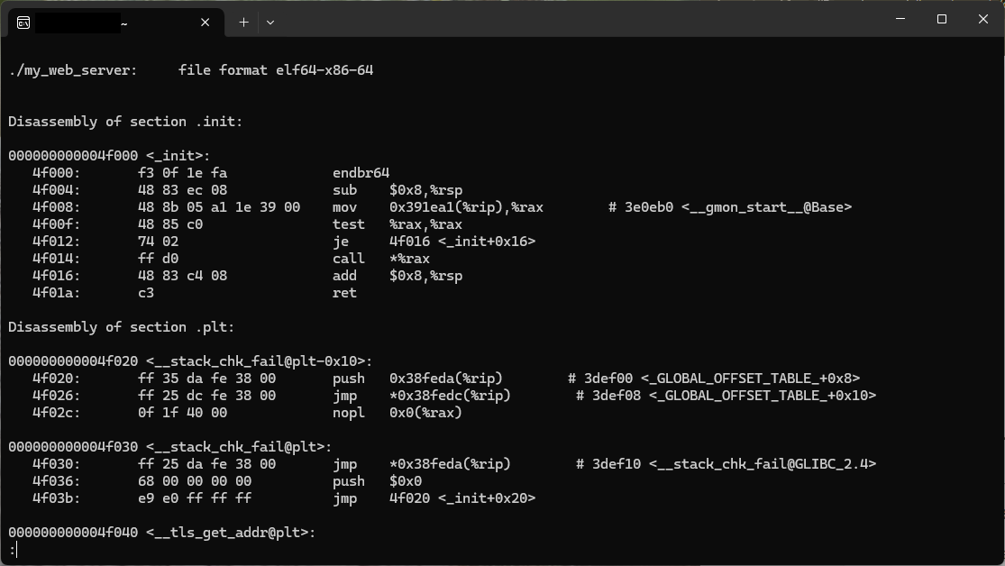 assembly language